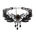 thumbnail image 2 of Encaje Negro Collares Gargantilla Collar Colgante de Cristal Vintage Punk Cadena Accesorios para Mujer Gótica, 2 of 8