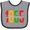 Heather and Black, variant on Inktastic 1865 Juneteenth Boys or Girls Baby Bib