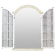 thumbnail image 3 of Emily Rustic Window Mirror White 45" x 31" with Doors by Aspire, 3 of 5