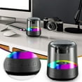 thumbnail image 2 of Kabnic Outdoor Bluetooth Speaker Mini Portable Bluetooth Speaker with Led Light Portable Bluetooth Speaker with Light 360 Stereo for Home Outdoor Travel, 2 of 9
