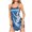 Blue, variant on Jamicy Nightdress for Women Valentine's Day Gifts for Wives Women's Floral Print Spaghetti Strap Satin Cami Night Dress Nightgown