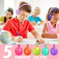 thumbnail image 5 of Ladont Paquete de 5 Auriculares para niños para el Aula Escolar, Auriculares con Cable en la Oreja para el Aula para niños, Estudiantes, niños pequeños, niñas y Adolescentes, 5 of 5