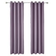 thumbnail image 3 of LUXUR Rideaux pour Fenêtres à Oeillets Occultants, Tentures Écoénergétiques, Salon, Intimité, Rideau Occultant pour Fenêtre, Isolé Thermiquement, Chambre, Épais, Uni, Protection UV, Moderne, Violet L:52"Xh:95 Pouces, 3 of 3