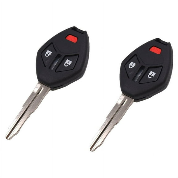 Keylessoption Keyless Entry Remote Shell Case for 2007-2011 Mitsubishi Endeavor, 2 Pack
