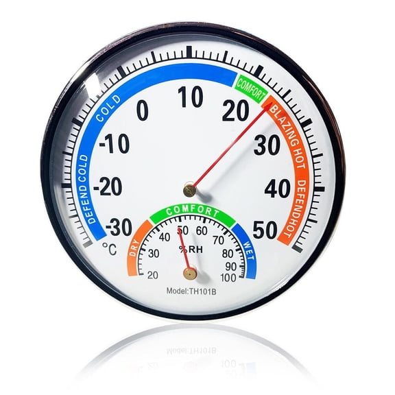 Thermohygrometer Indoor Thermometer Hygrometer Large Display Two-In-Analog Humidity Sensor Thermometer