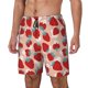 thumbnail image 1 of Fotbe Red Strawberry Traje de Baño para Hombre – Shorts de Natación de Secado Rápido con Forro y Bolsillos-Small, 1 of 6