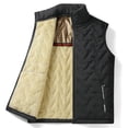 thumbnail image 2 of Ropa Térmica Chaleco Chaqueta para Hombre A Prueba Viento Viajes Senderismo Correr, 2 of 9