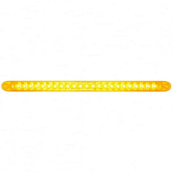 23 SMD LED 17 1/4" Turn Signal Light Bar with Reflector - Amber LED/Amber Lens