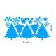 thumbnail image 3 of Puntoco Pegatinas de pared con luces de noche de Navidad, árbol de Navidad, decoración para sala de estar, dormitorio y habitación de niños, 3 of 5