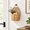Small, variant on 2 Pc Hanging Door Basket Scalloped Wall Baskets-braided & L | Front Water Hyacinth Large Wicker Baskets For Decor Hangable Storor