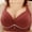Red, variant on Women's Plus Size Full Coverage Wirefree Bra, Breathable Side Support Comfort for Everyday Mom Wear Anti Sagging Design