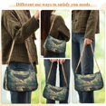 thumbnail image 4 of FORMRS Womens Shoulder Bag with Chain Strap Clutch Purse Cute Tote Handbag, Whale and Moon, 4 of 7