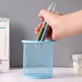 thumbnail image 5 of Estuche para lápices de malla de rejilla para niñas y niños, portalápices con cremallera para niños, organizador de escritorio portátil para adolescentes, estuche para lápices para suministros, 5 of 5