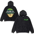 thumbnail image 3 of Ferxxo-Sudadera con capucha lavada con estampado de rapero Feid Merch, suéter Vintage informal de gran tamaño, Tops Retro, ropa de calle de Hip Hop, abrigo, 3 of 4