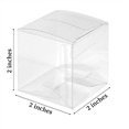 thumbnail image 4 of 150Pcs Clear Plastic Boxes for Gifts Pvc Packing Box Gift Packaging Transparent Candy Box Wedding Gift Boxes, 4 of 7