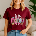 thumbnail image 4 of Mama Bunny Easter Coquette Bow Shirt , He is Rizzin,Easter Day Shirt, Happy Easter Day, Bunny Cute Tee,Jesus Easter Tshirt, 4 of 5