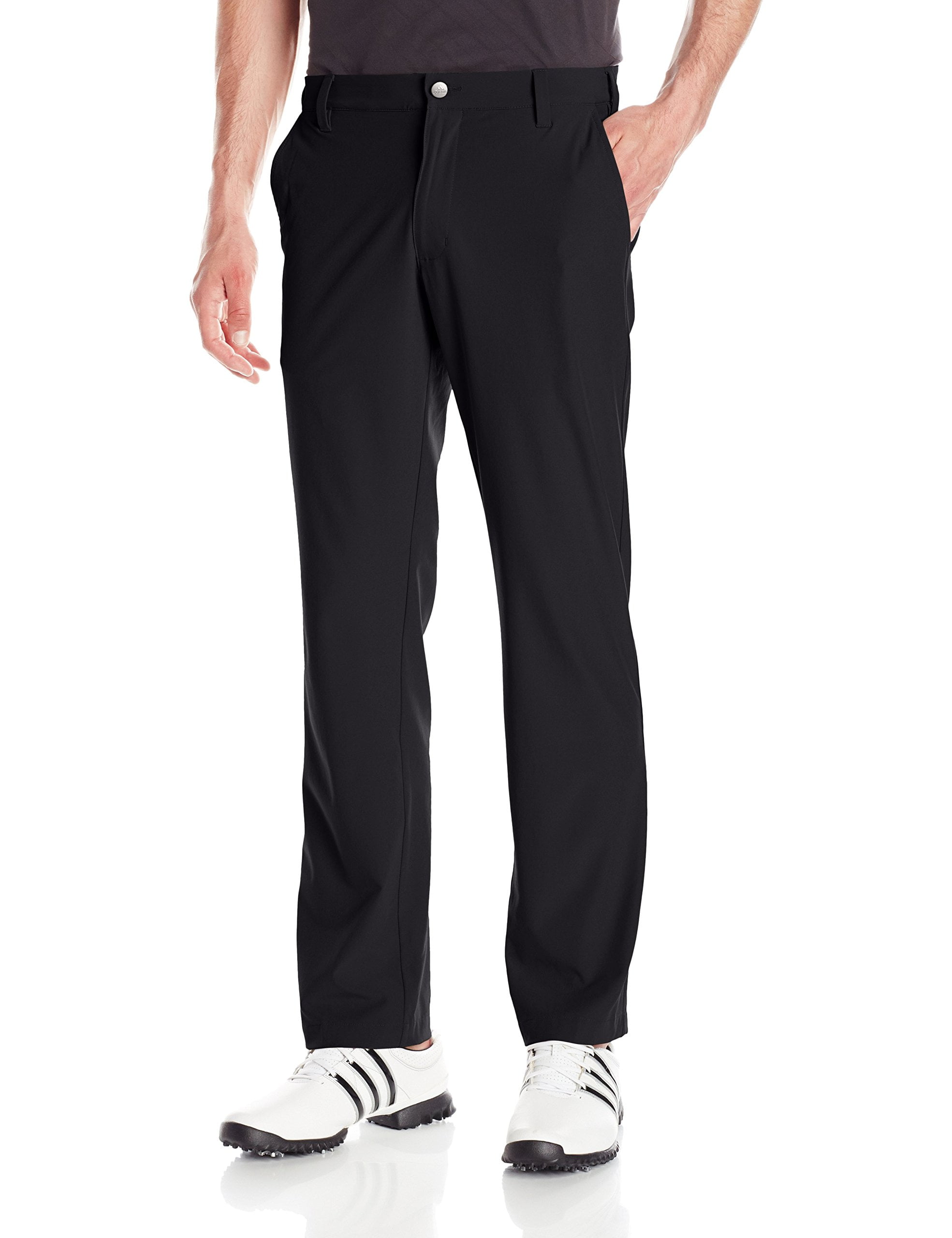 adidas Golf Men's Ultimate Regular Fit Pants, Black, Size 34/30