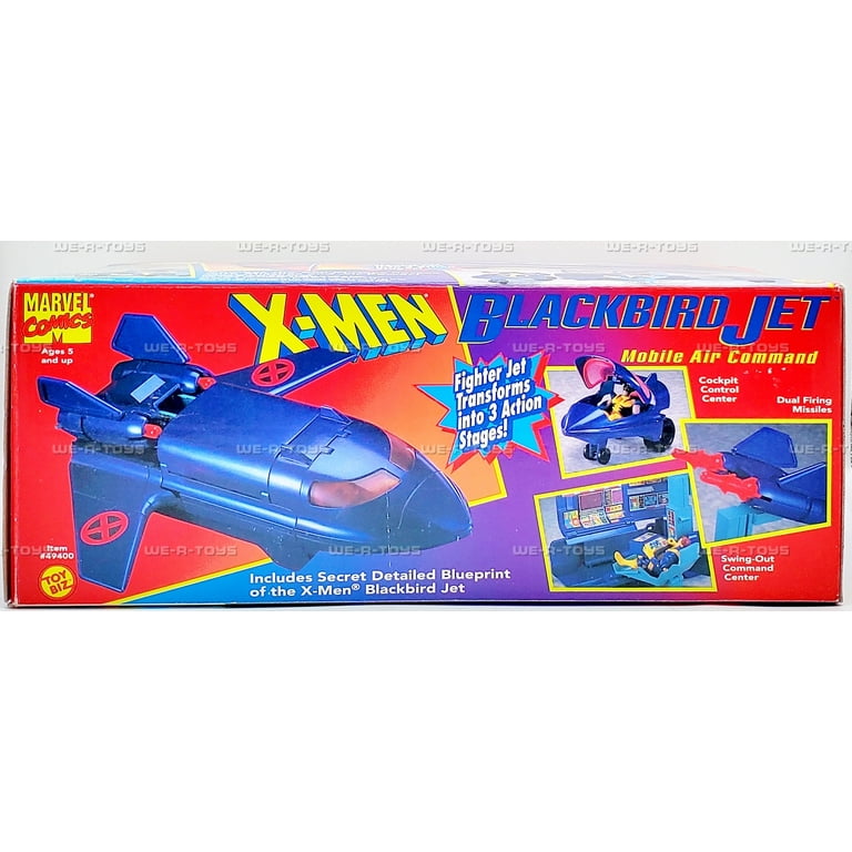 X-Men Blackbird Jet Mobile Air Command Vehicle Transforming