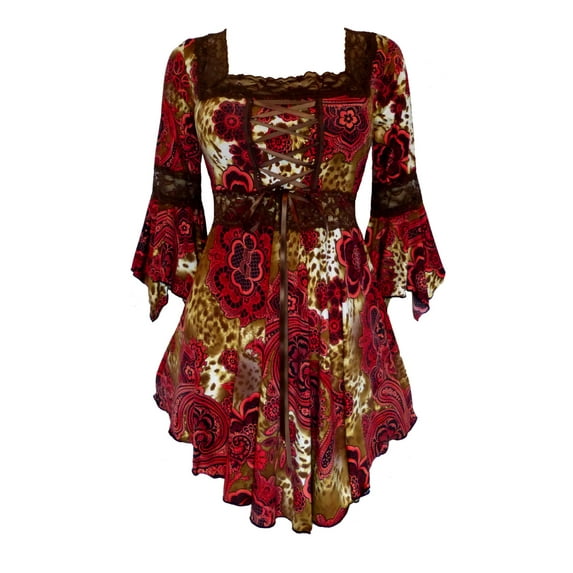 Dare To Wear Victorian Gothic Boho Renaissance Corset Top S - 5x