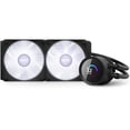 thumbnail image 6 of NZXT Kraken RGB 240mm - RL-KR240-B1 - AIO RGB CPU Liquid Cooler - LCD Display - 2 x F120RGB Core Fans Radiator Fans Black LGA 1700 / AM5 Compatible, 6 of 10