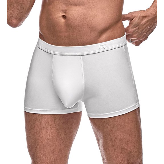 Men's Male Power 150-257 Pure Comfort Modal Wonder Trunk (White L)