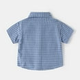 thumbnail image 6 of JIAYUE Boys Polo Shirt Turndown Collar Summer Casual Soft Youth Plaid Breasted Short Sleeve (2 12 Years Old) Trendy Children Tops, 6 of 6