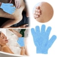 thumbnail image 2 of Exfoliating Glove For Body Scrub Massage Dead Skin Cell Remover Double Bath Gloves For Smooth Skin All Over Body Care 1pc, 2 of 5