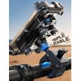 thumbnail image 5 of JOYROOM Motorcycle Phone Mount Bike Phone Holder with Dual Vibration Dampener, 150mph Anti-Shock Auto Lock Handlebar Phone Holder Mount for 4.7"-7" Cell Phones, 5 of 10