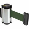 Lavi Industries 50-3010SA-FG Wall Mount 7 ft. Retractable Belt Barrier, Forest Green