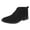 1Black, variant on Men's Classic Suede Dress Chukka Boots Classic Lace up Low Heel Ankle Boots Comfortable Non Slip Booties for Work Driving