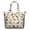 Cute, variant on Green Frog Travel Duffel Bag, Cute Cartoon Frog Print Weekender Tote, Mushroom and Flower Pattern Lightweight Multipurpose Carry-on Bag
