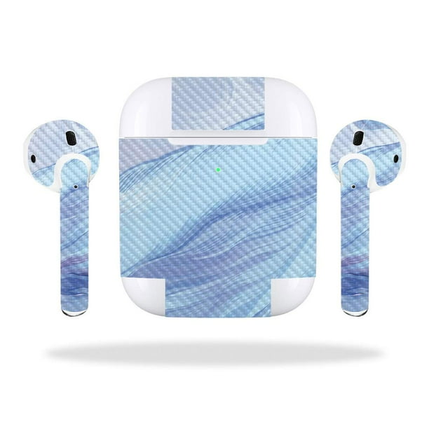 Mightyskins Piel De Fibra De Carbono Para Apple Airpods 2 (2019) – Imaginario | Acabado Protector De Fibra De Carbono Texturizado Duradero | Fácil De Aplicar Quitar Y Cambiar Estilos | Hecho En Los Ee
