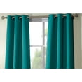 thumbnail image 2 of Blackout 365 Blackout Energy-Saving Turquoise Grommet Curtain 38” x 84” (2 Panels), 2 of 4