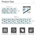thumbnail image 3 of Yayeee Faucet Mat for Kitchen Sink 30" Diatomite Long Splash Guard Pad, Colorful Trains, 2 Pack, 3 of 7