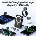 thumbnail image 2 of Power Bank Vexnara 10000 mAh inalámbrica de carga rápida de 20 W, 2 of 9