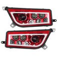 thumbnail image 2 of Headlamp Bright LED Headlight Red Lens with Halo  6000K IP67 Waterproof Fit for  RZR 900 XP 1000, 2 of 8