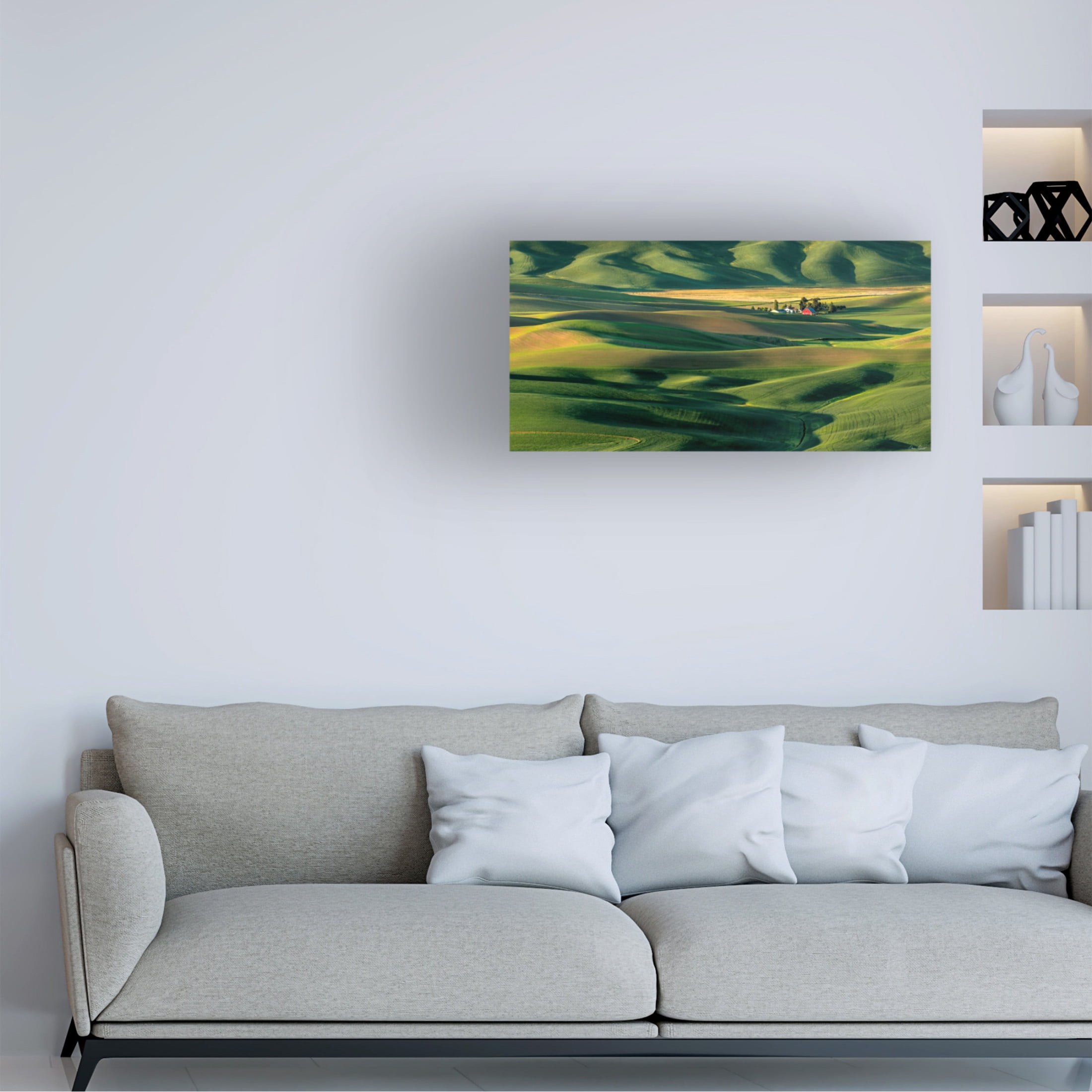 Trademark Fine Art David Drost  The Palouse Countryside  II Canvas Wall Art