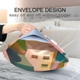 thumbnail image 4 of Yayeee Pillowcase Standard Size Set of 2 Satin Wrinkle Resistant Pillow Case, Orange Cityscape Painting, 4 of 8