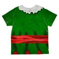thumbnail image 2 of Christmas Elf Costume All Over Toddler T Shirt Multi 6T, 2 of 2