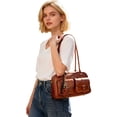 thumbnail image 3 of ibiyuan Women Crossbody Bags Zip Closure Multi Pocket Top Handle Satchel Shoulder Bag for Women, Durable Spacious Crossbody Handbag for Day To Evening Use Anniversary Gifts, 3 of 5