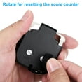 thumbnail image 4 of Golf Score Counter, 2 Digits Scoring Keeper Mini Golf Shot Stroke Counter, Black White, 4 of 5