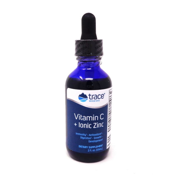 Trace Minerals Vitamin C Plus Ionic Zinc 2 Ounces