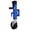 Blue Aluminium Alloy, variant on Trailer Jack 1800 Lbs Capacity - Heavy Duty Aluminum Trailer Tongue Jack, 3x5 Trailer, Sidewind Handle, Blue