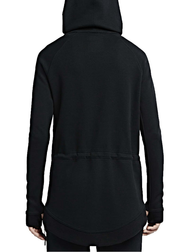 Nike Women's Tech Fleece Hooded Cape Jacket-Black - Walmart.com