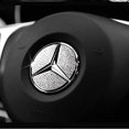thumbnail image 4 of Adhesivo decorativo para volante con emblema de cristal brillante compatible con Mercedes-Benz (plata) JAMW Sencillez, 4 of 5