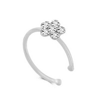 Designice Fake Nose Ring,Silver-Plated Nose Piercings,Stylish Nose Rings for Women,1-Piece