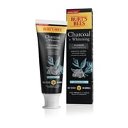 Burts Bees Toothpaste, Natural Flavor, Charcoal with Fluoride Toothpaste, Mountain Mint, 4.7 oz
