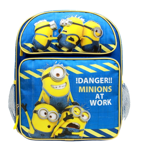 NEWEST Despicable Me Minions Medium Backpack School Bag 14" Licensed by Disney 