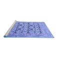 thumbnail image 2 of Ahgly Company Machine Washable Indoor Rectangle Oriental Blue Traditional Area Rugs, 2' x 5', 2 of 4