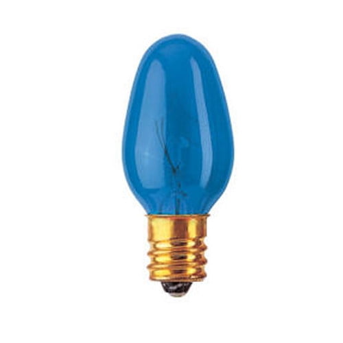 Bulbrite 7W 120V C7 Clear Blinking Holiday E12 Base